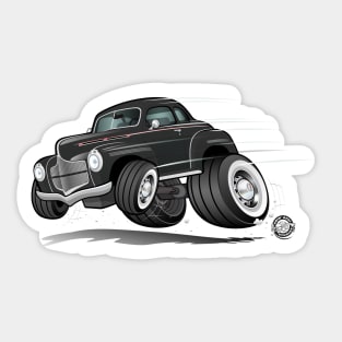 40 Business Coupe Black Sticker